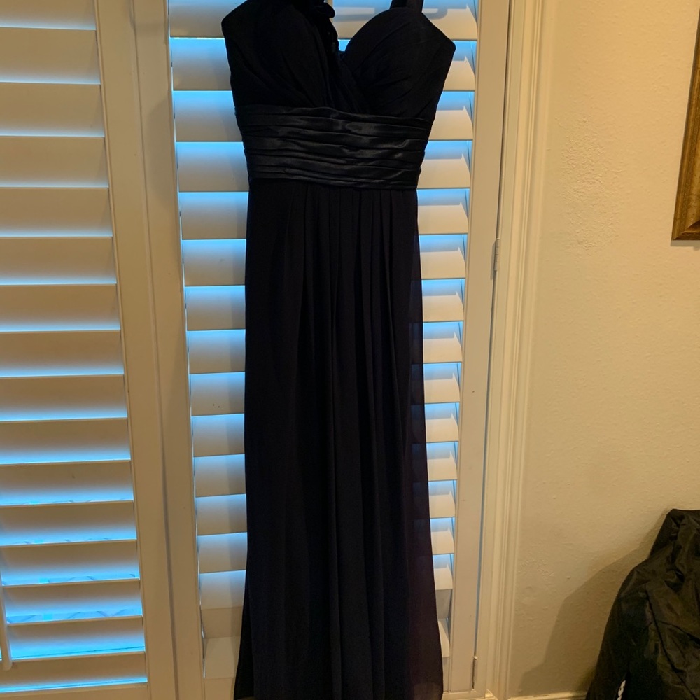 Navy prom dress